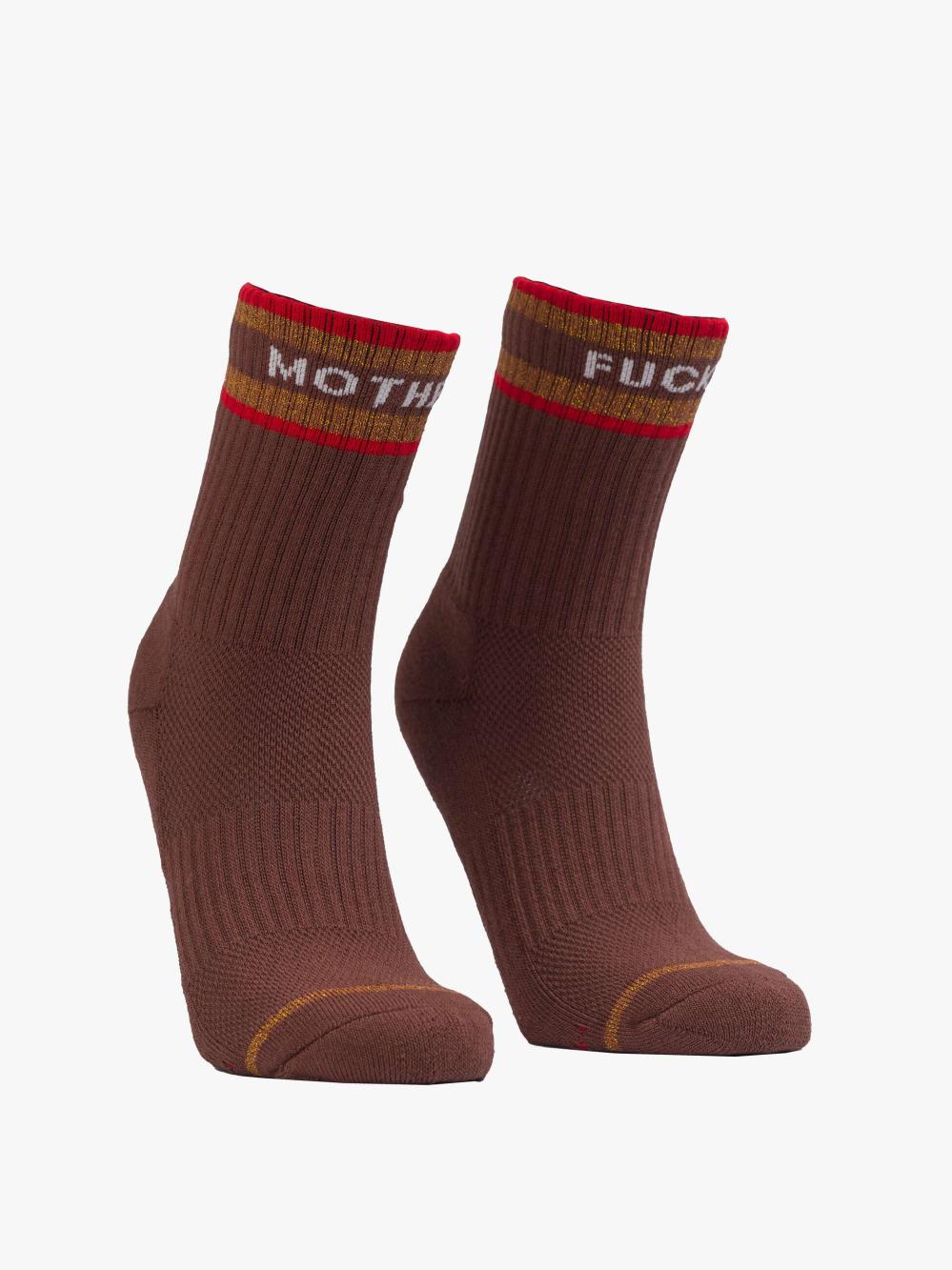 Women Socks | Mother Denim Baby Steps - MF Brown