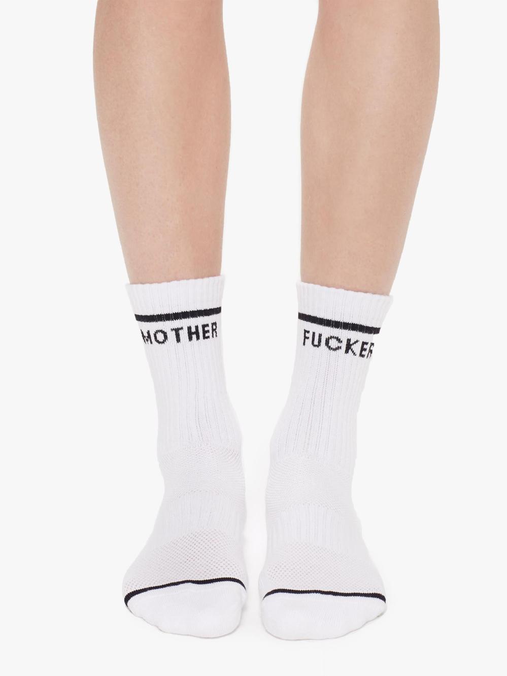 Women Socks | Mother Denim Baby Steps - MF White