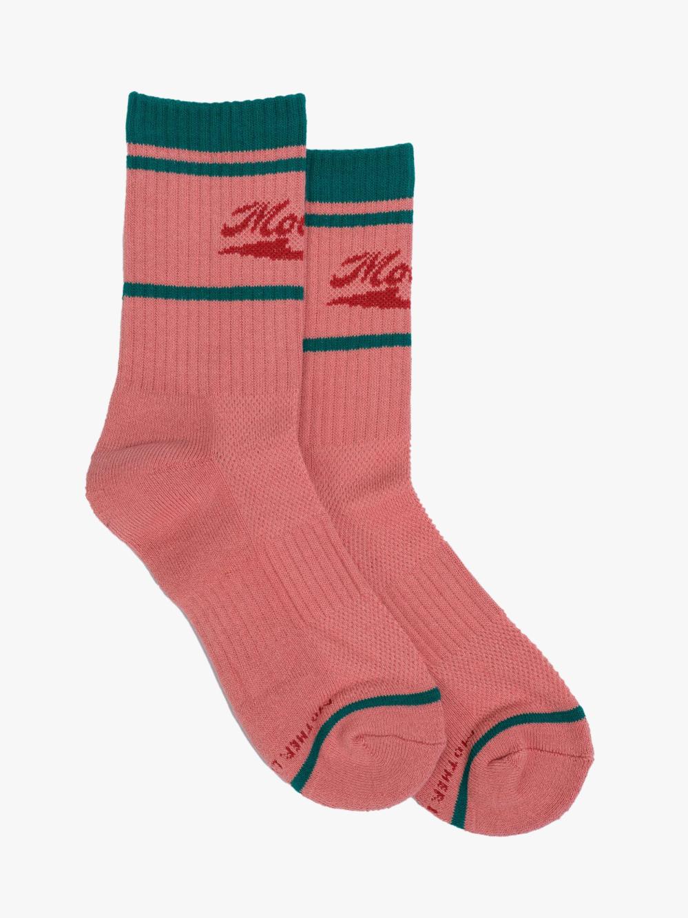Women Socks | Mother Denim Baby Steps - MOTHER Coral/Green