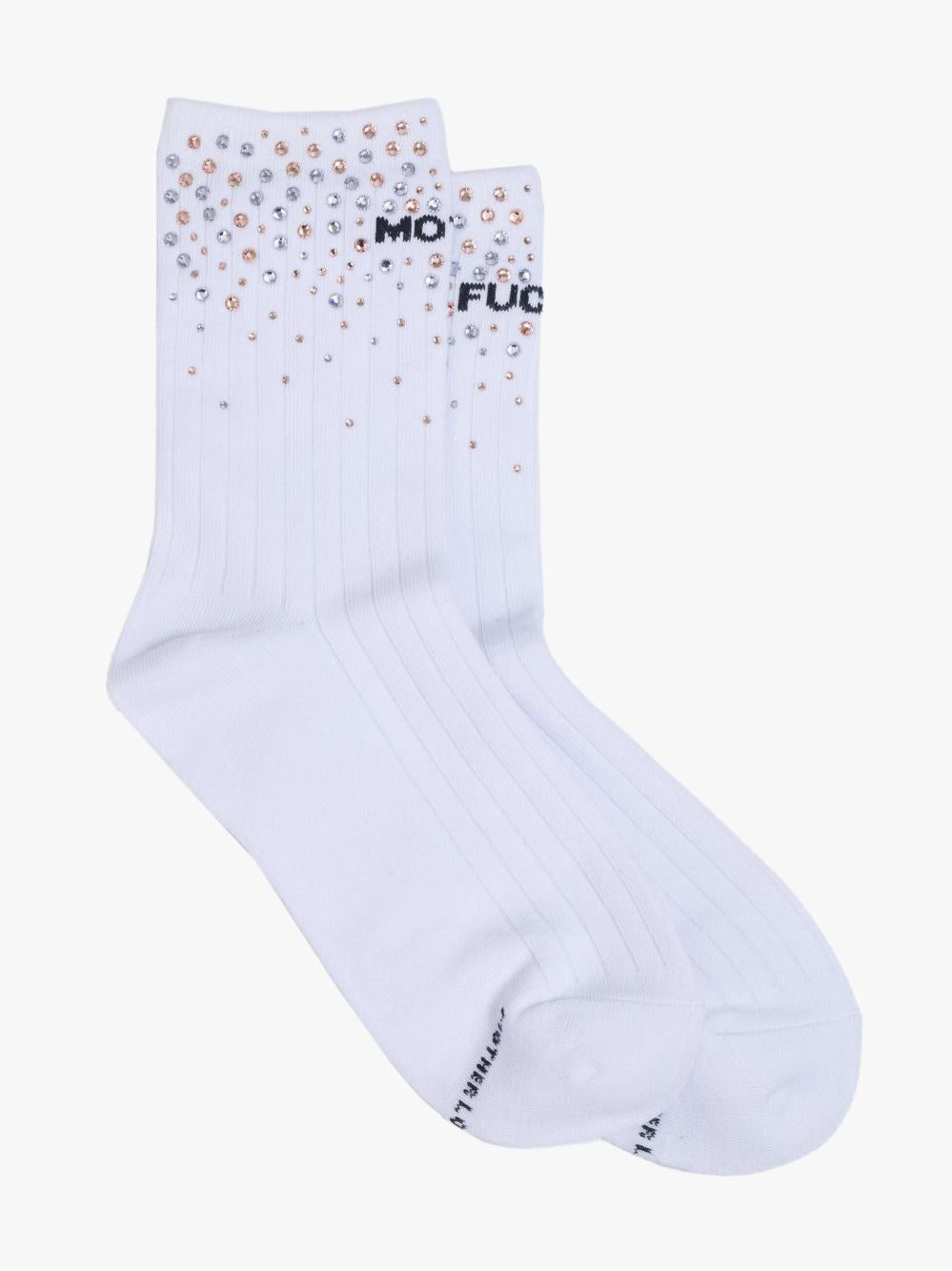 Women Socks | Mother Denim The Half Step - MF Rhinestones