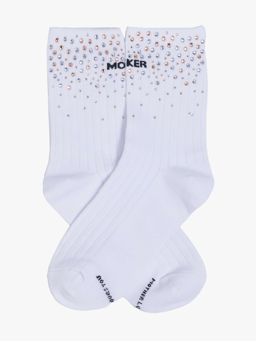 Women Socks | Mother Denim The Half Step - MF Rhinestones