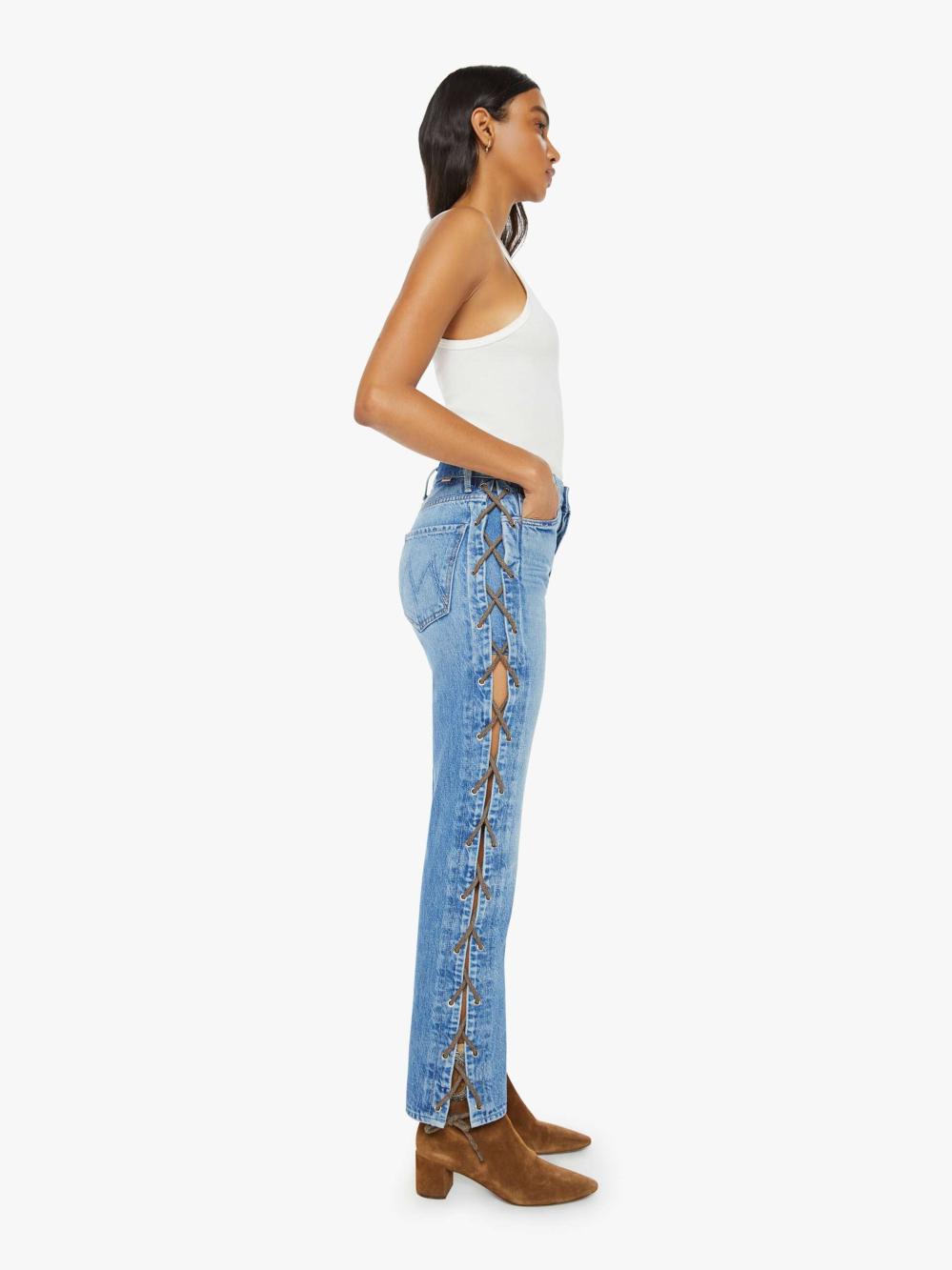 Women Straight | Mother Denim The Laced Hiker Hover - Dean's List