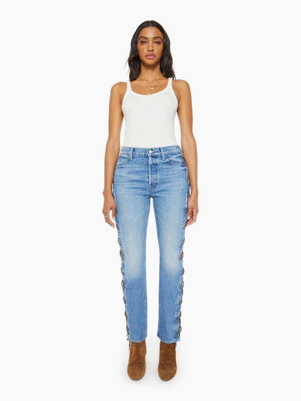 Women Straight | Mother Denim The Laced Hiker Hover - Dean's List