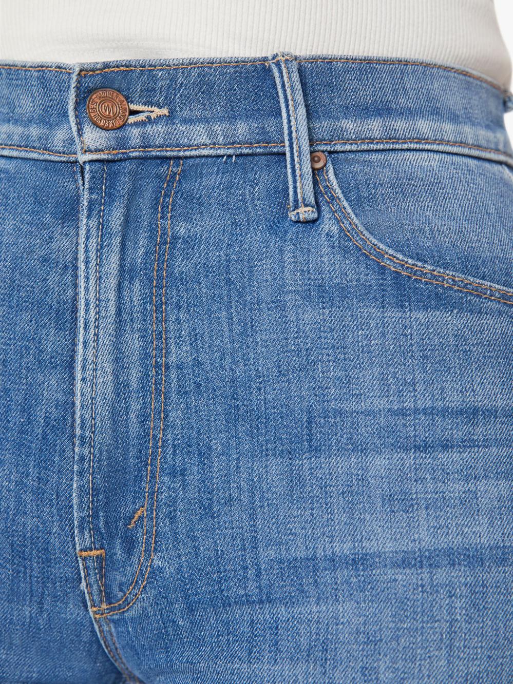 Women Straight | Mother Denim The Mid Rise Dazzler Ankle Fray - New Sheriff In Town