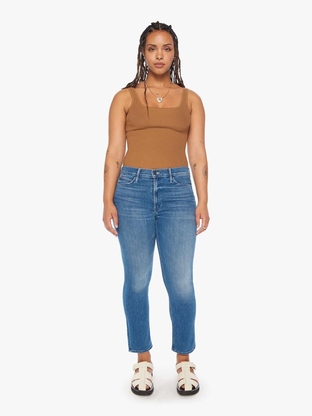 Women Straight | Mother Denim THE MID RISE DAZZLER ANKLE WISH ON A STAR