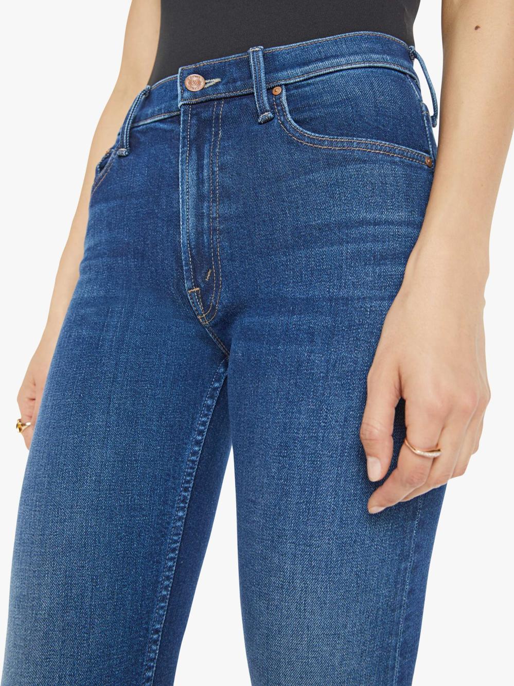 Women Straight | Mother Denim The Mid Rise Rider Flood - These Boots Are Made For Walkin'