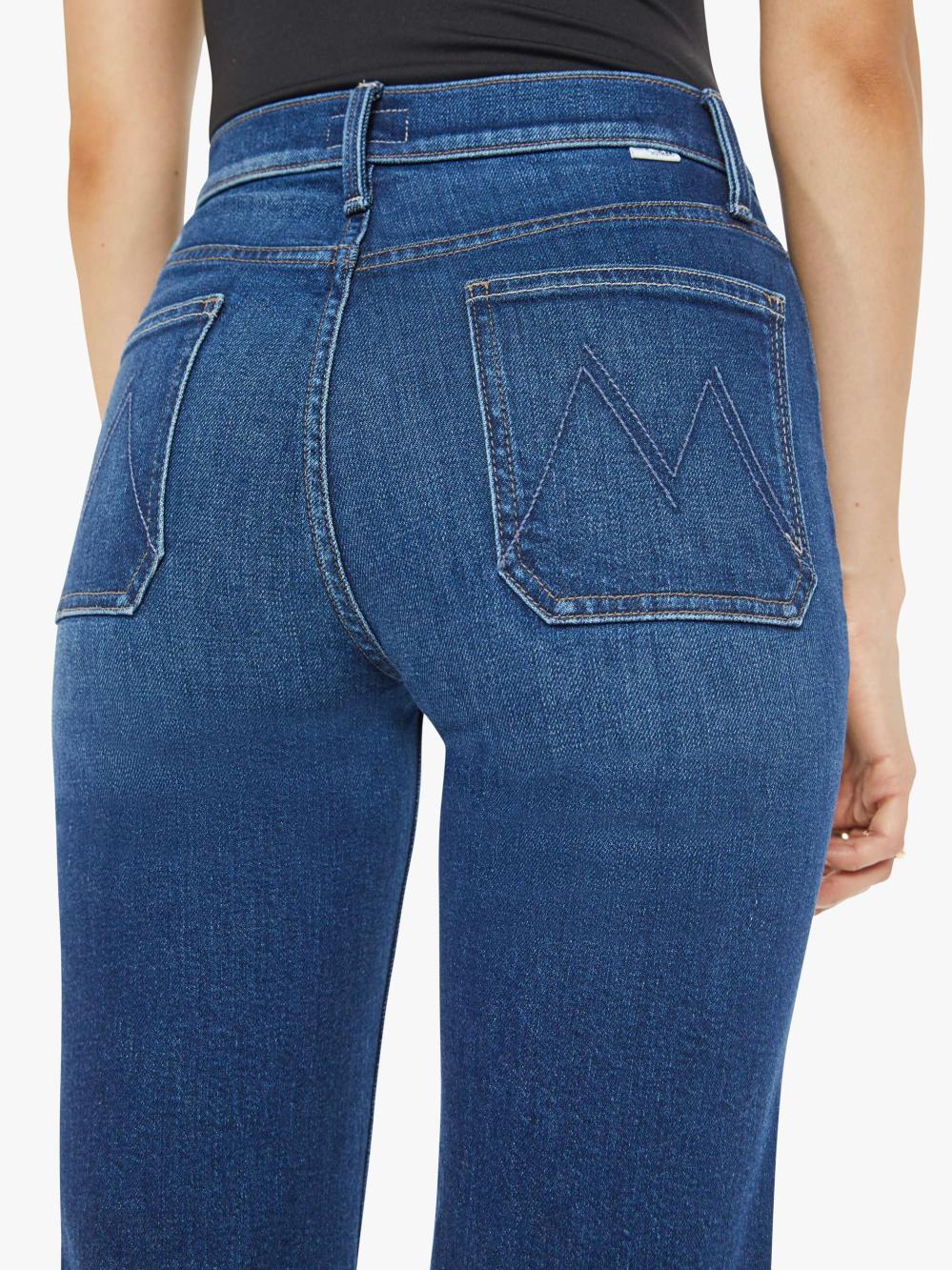 Women Straight | Mother Denim The Patch Pocket Rambler Zip Sneak - These Boots Are Made For Walkin'