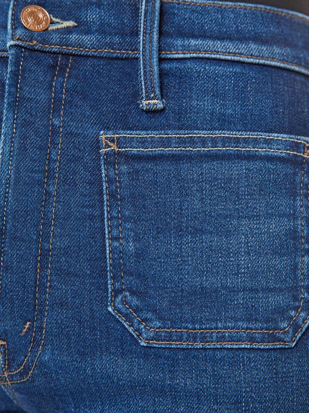 Women Straight | Mother Denim The Patch Pocket Rambler Zip Sneak - These Boots Are Made For Walkin'