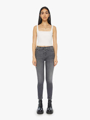 Women Straight | Mother Denim The Pixie Mid Rise Dazzler Ankle - Up In Smoke