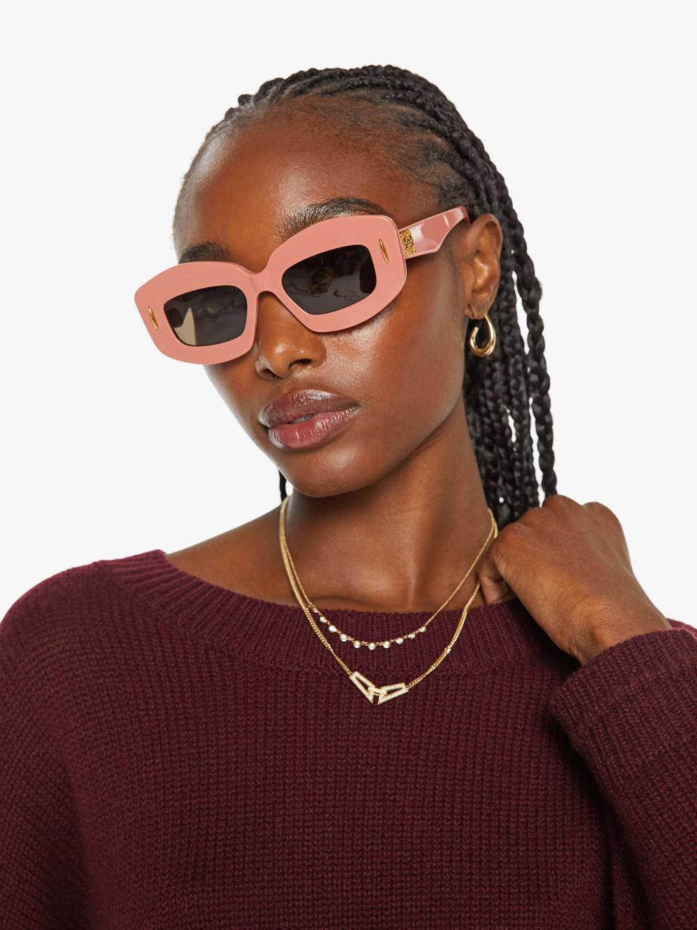 Women Sweaters | Mother Denim SABLYN Alston Boyfriend Crewneck - Bordeaux