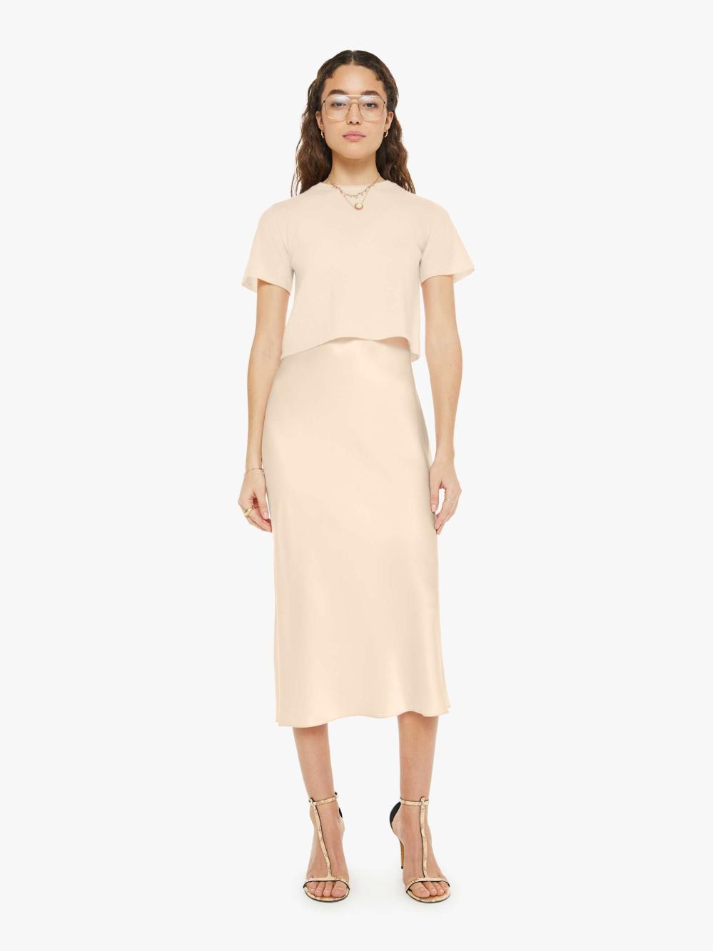 Women Sweaters | Mother Denim SABLYN Charleston Relaxed Crewneck - Mallow