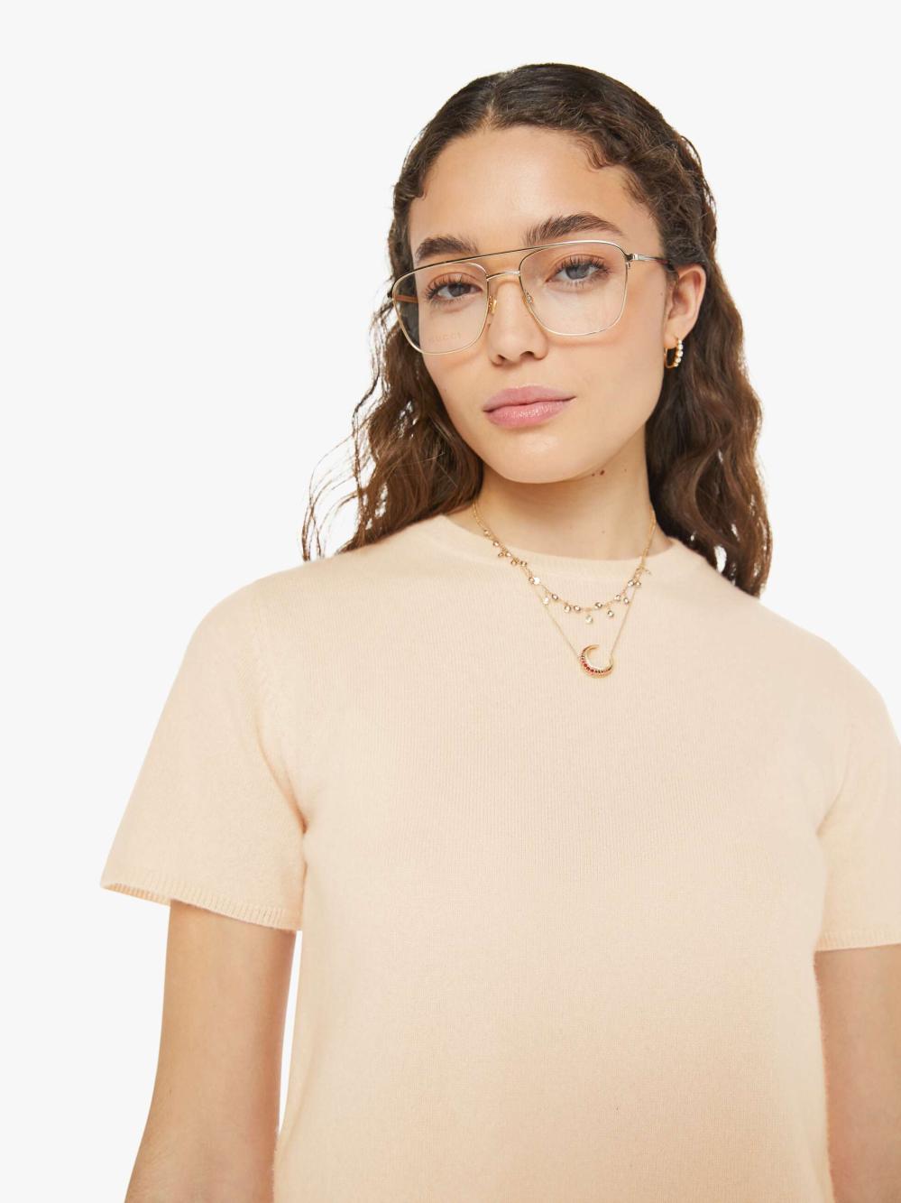 Women Sweaters | Mother Denim SABLYN Charleston Relaxed Crewneck - Mallow