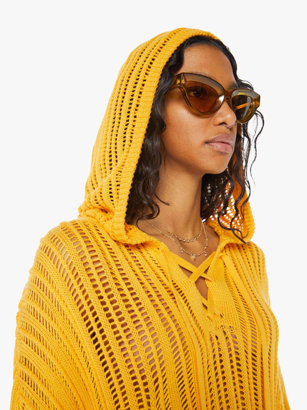 Women Sweaters | Mother Denim SABLYN ELOWEN COTTON CASHMERE HOODIE MARZIPAN