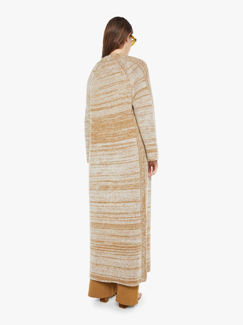 Women Sweaters | Mother Denim SABLYN Mercedes Drama Duster W/ Rib - Gold Horchata