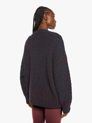 Women Sweaters | Mother Denim SABLYN Tischc Slouchy Cardigan - Bordeaux Multi