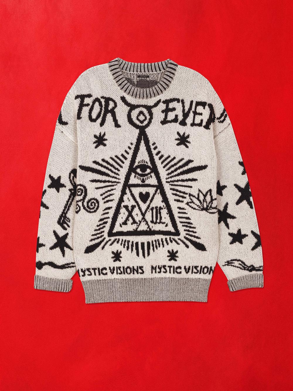 Women Sweaters | Mother Denim The Long Drop Daddy - Mystic Vision