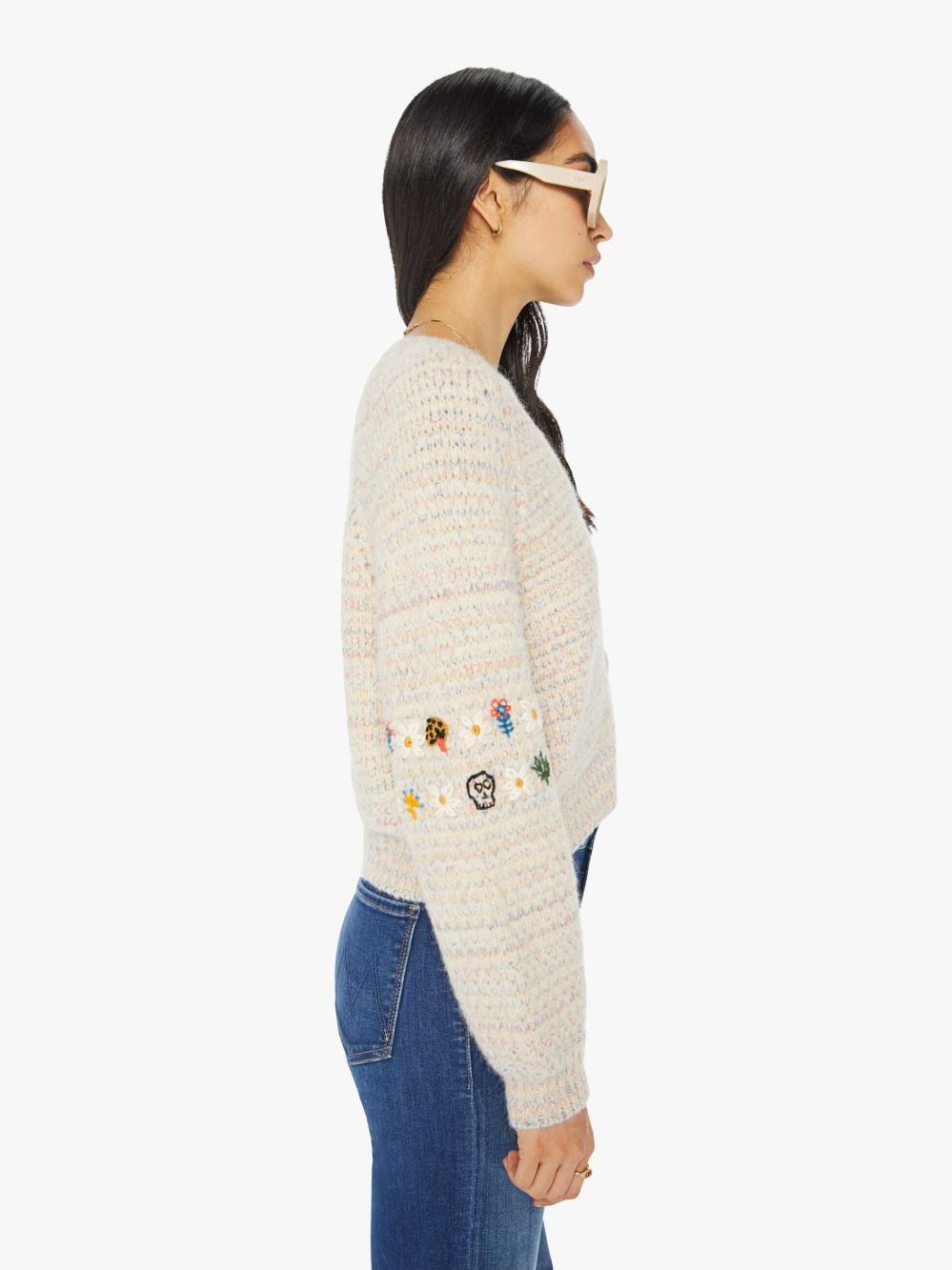 Women Sweaters | Mother Denim The Raglan Bell - Don't Eat The Daisies