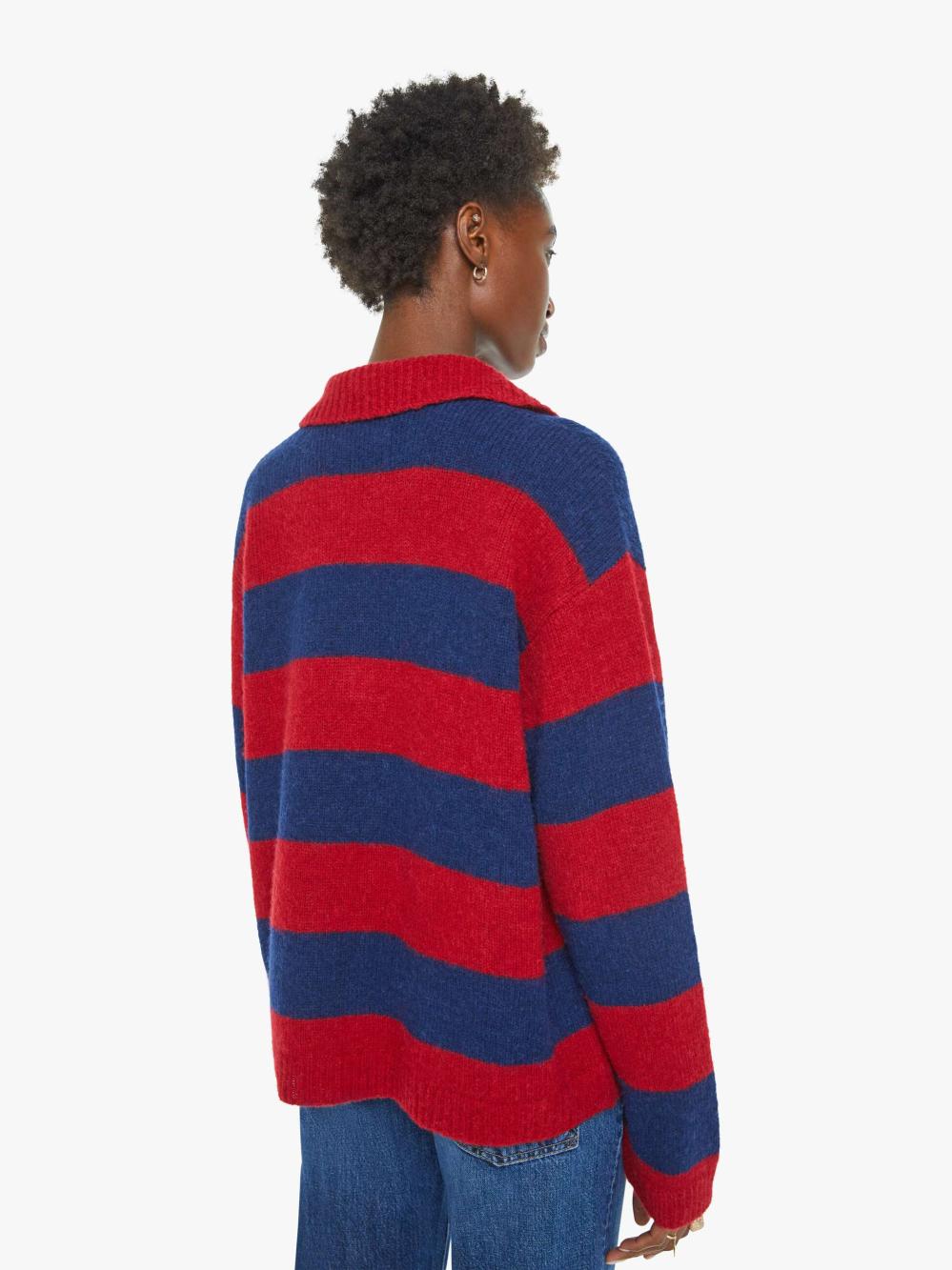 Women Sweaters | Mother Denim XiRENA Brenton Sweater - Red Blue