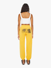 Women Sweatpants | Mother Denim Cloney Benji Sweatpants - Mustard