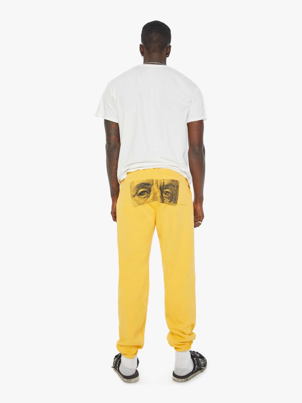 Women Sweatpants | Mother Denim Cloney Benji Sweatpants - Mustard