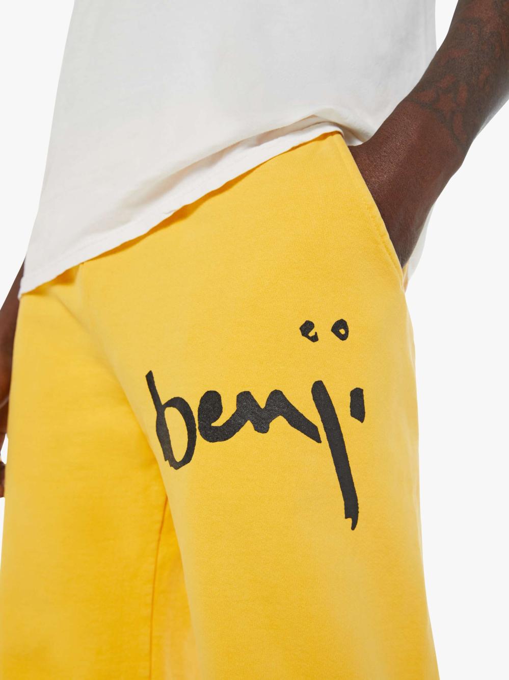 Women Sweatpants | Mother Denim Cloney Benji Sweatpants - Mustard