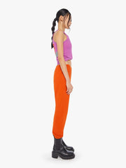 Women Sweatpants | Mother Denim FREECITY LARGE SWEATPANT ORANGE PLANT
