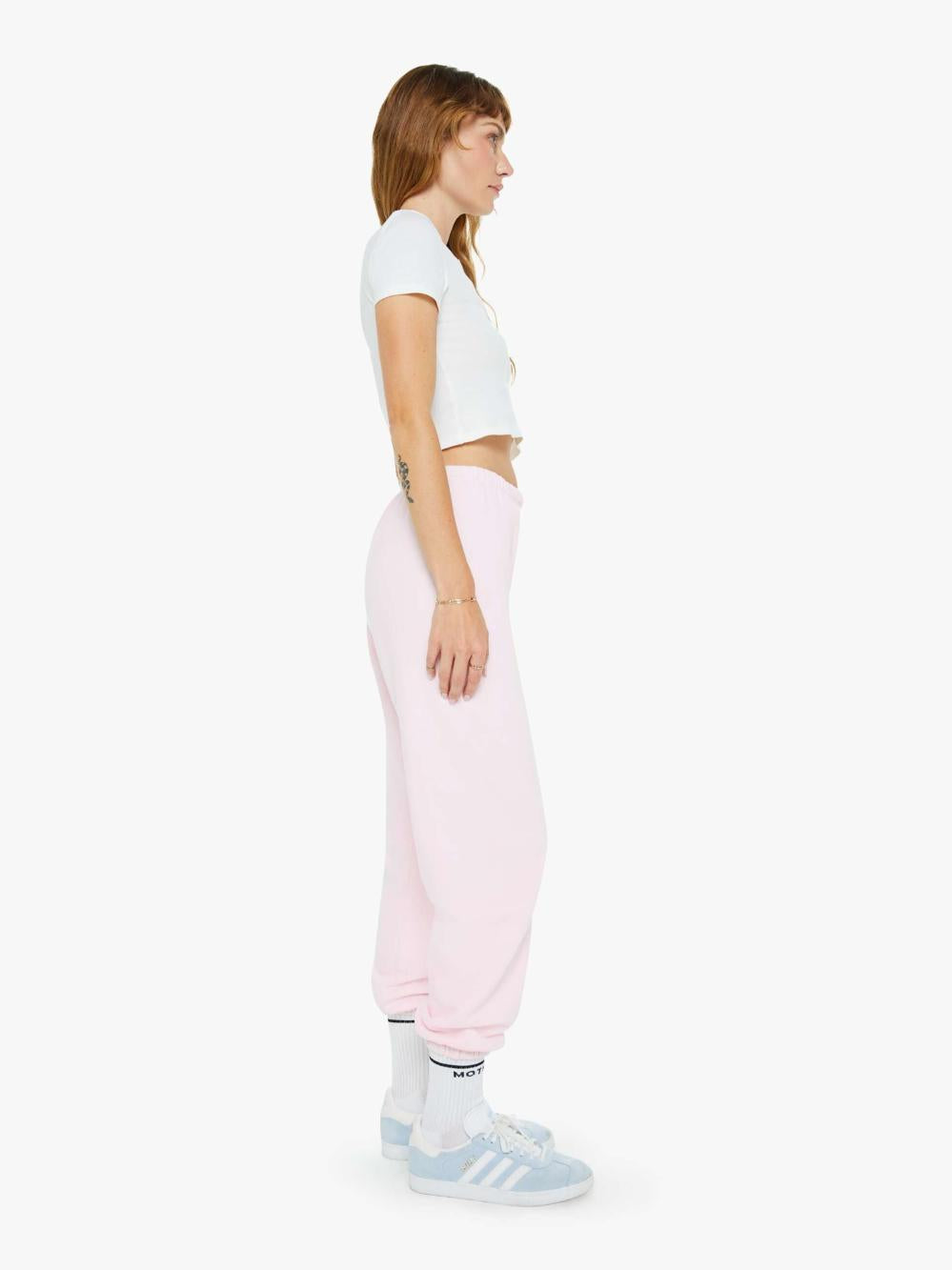 Women Sweatpants | Mother Denim SPRWMN Heart Sweatpant - Ballet