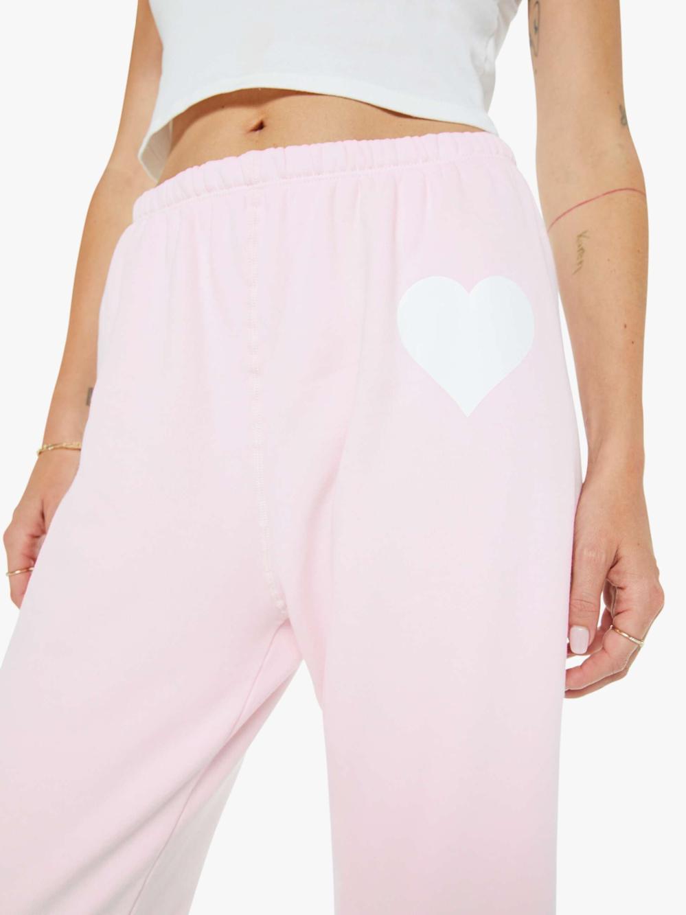 Women Sweatpants | Mother Denim SPRWMN Heart Sweatpant - Ballet