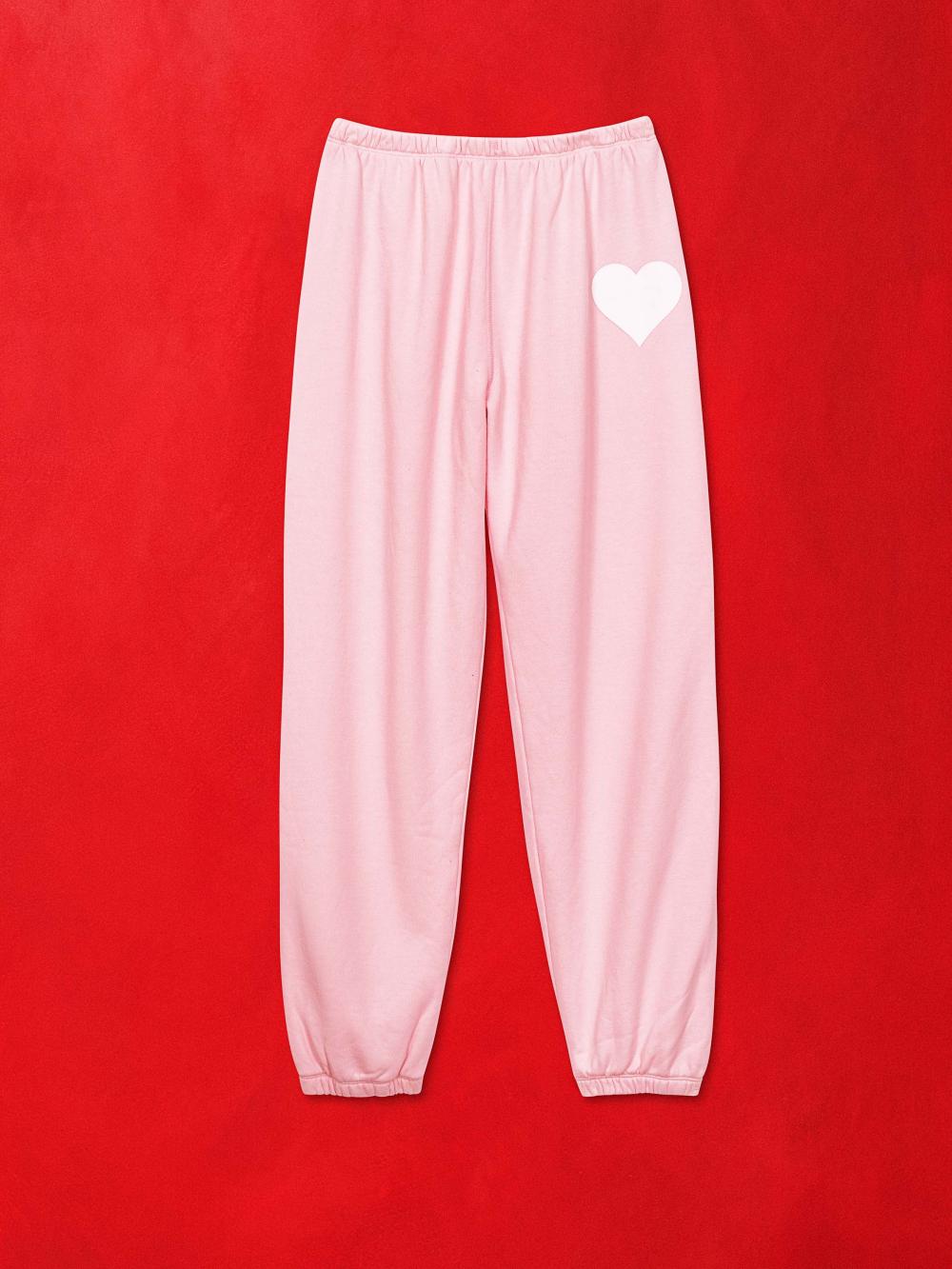Women Sweatpants | Mother Denim SPRWMN Heart Sweatpant - Ballet
