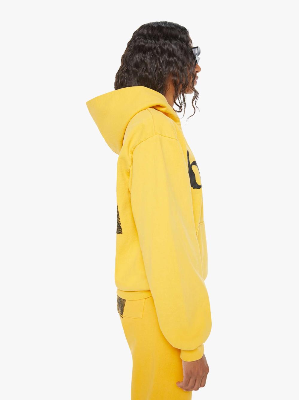 Women Sweatshirts | Mother Denim Cloney Benji Pull Over Hoodie - Mustard