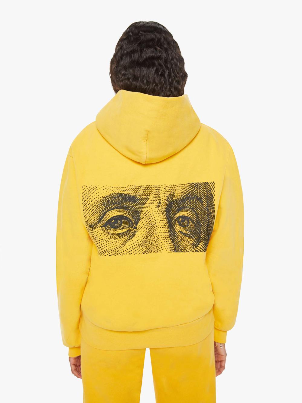 Women Sweatshirts | Mother Denim Cloney Benji Pull Over Hoodie - Mustard