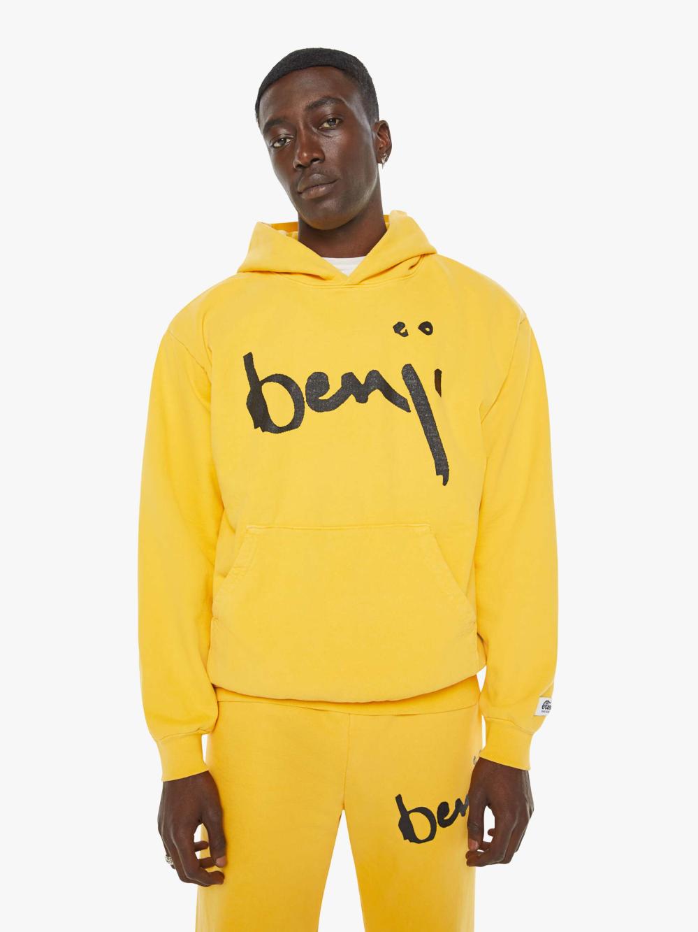 Women Sweatshirts | Mother Denim Cloney Benji Pull Over Hoodie - Mustard
