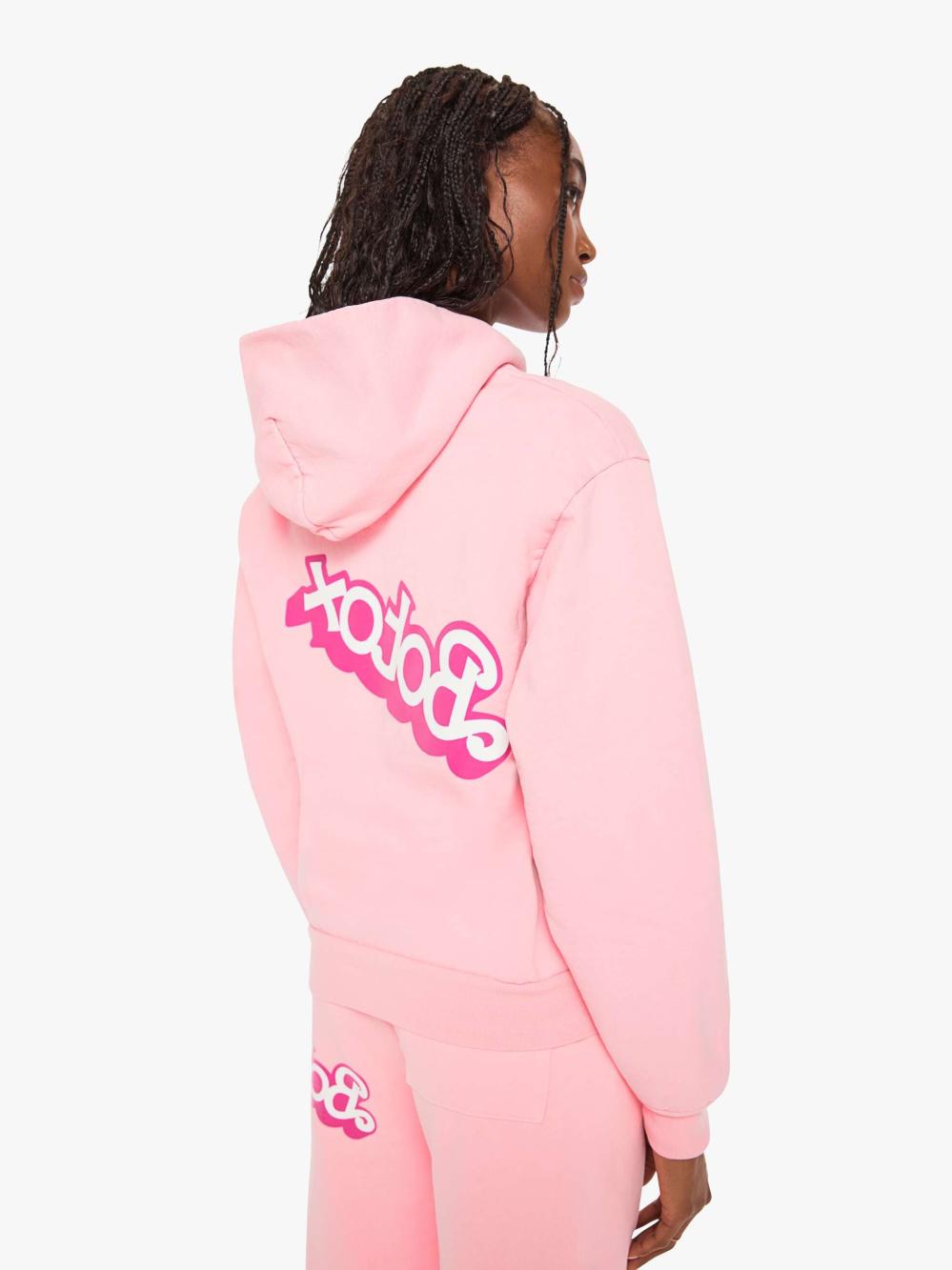 Women Sweatshirts | Mother Denim Cloney Botox Hoodie - Pink