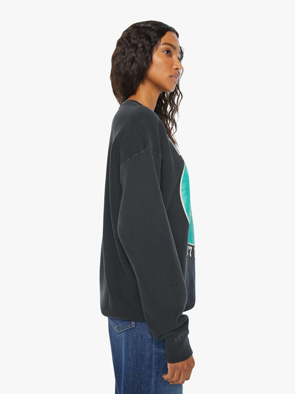 Women Sweatshirts | Mother Denim MadeWorn Led Zeppelin Sweatshirt - Coal