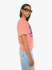 Women Sweatshirts | Mother Denim MadeWorn Rolling Stones S/S Sweatshirt - Cherry