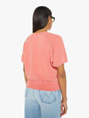 Women Sweatshirts | Mother Denim MadeWorn Rolling Stones S/S Sweatshirt - Cherry