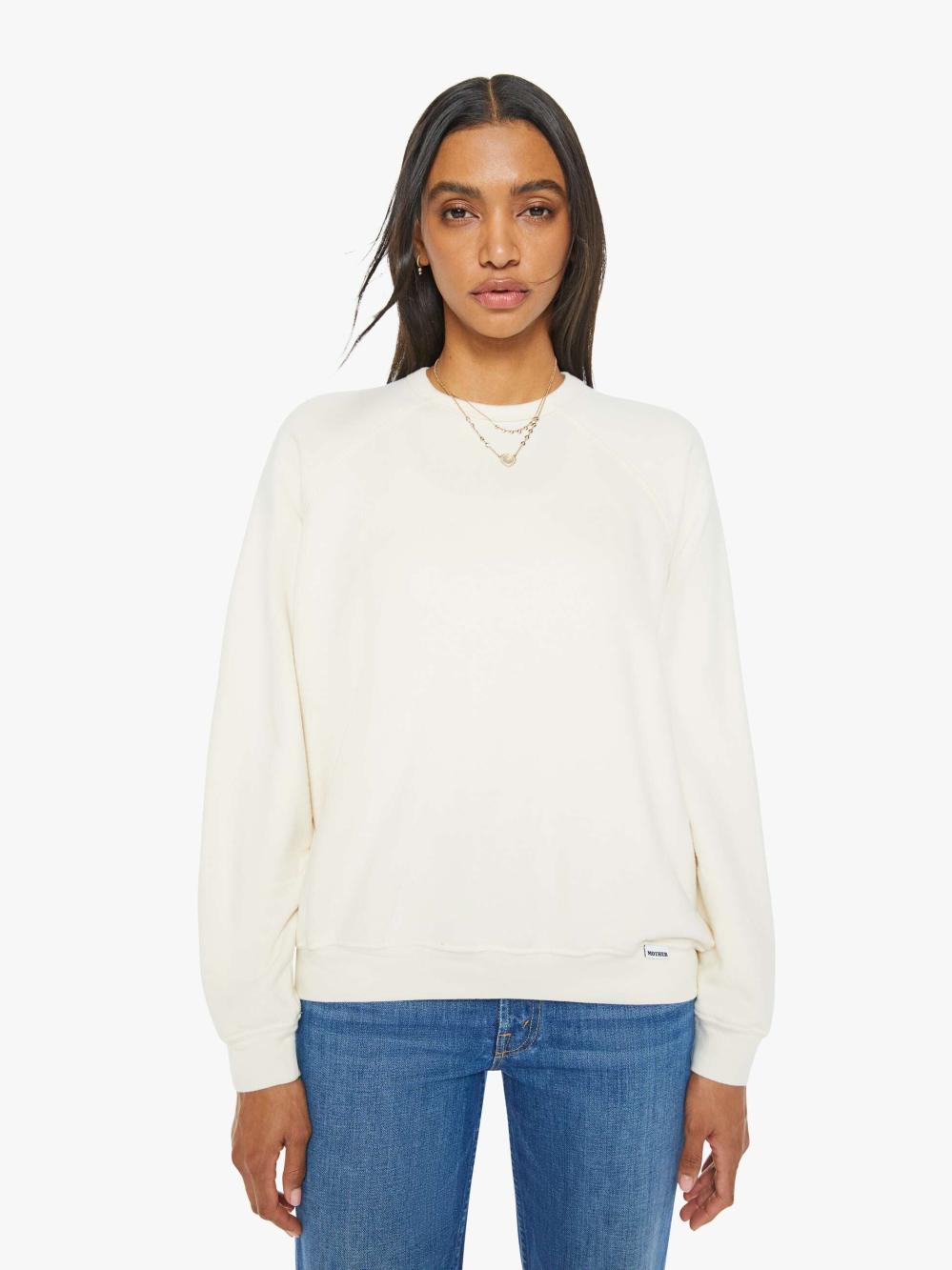 Women Sweatshirts | Mother Denim The Biggie Concert - Cream