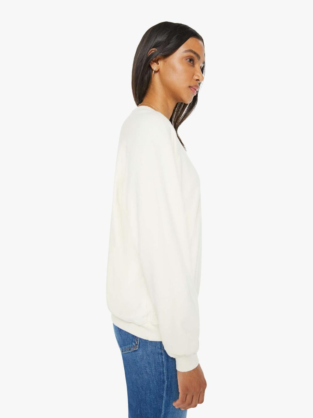 Women Sweatshirts | Mother Denim The Biggie Concert - Cream
