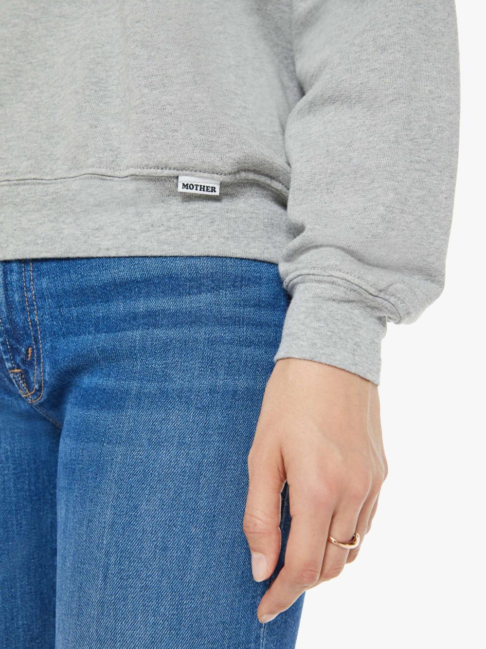 Women Sweatshirts | Mother Denim The Biggie Concert - Heather Grey