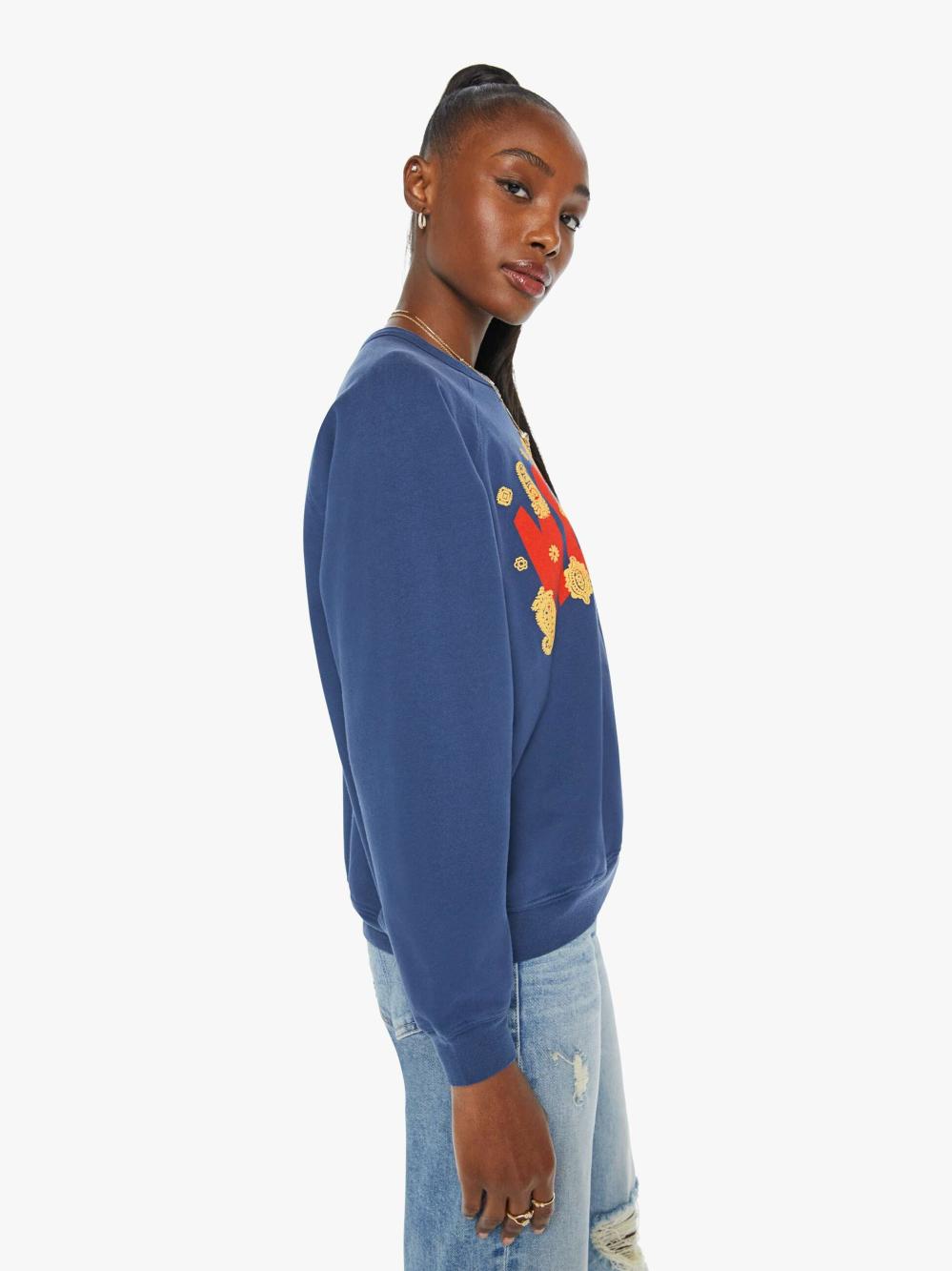 Women Sweatshirts | Mother Denim The Biggie Concert - MOTHER Paisley