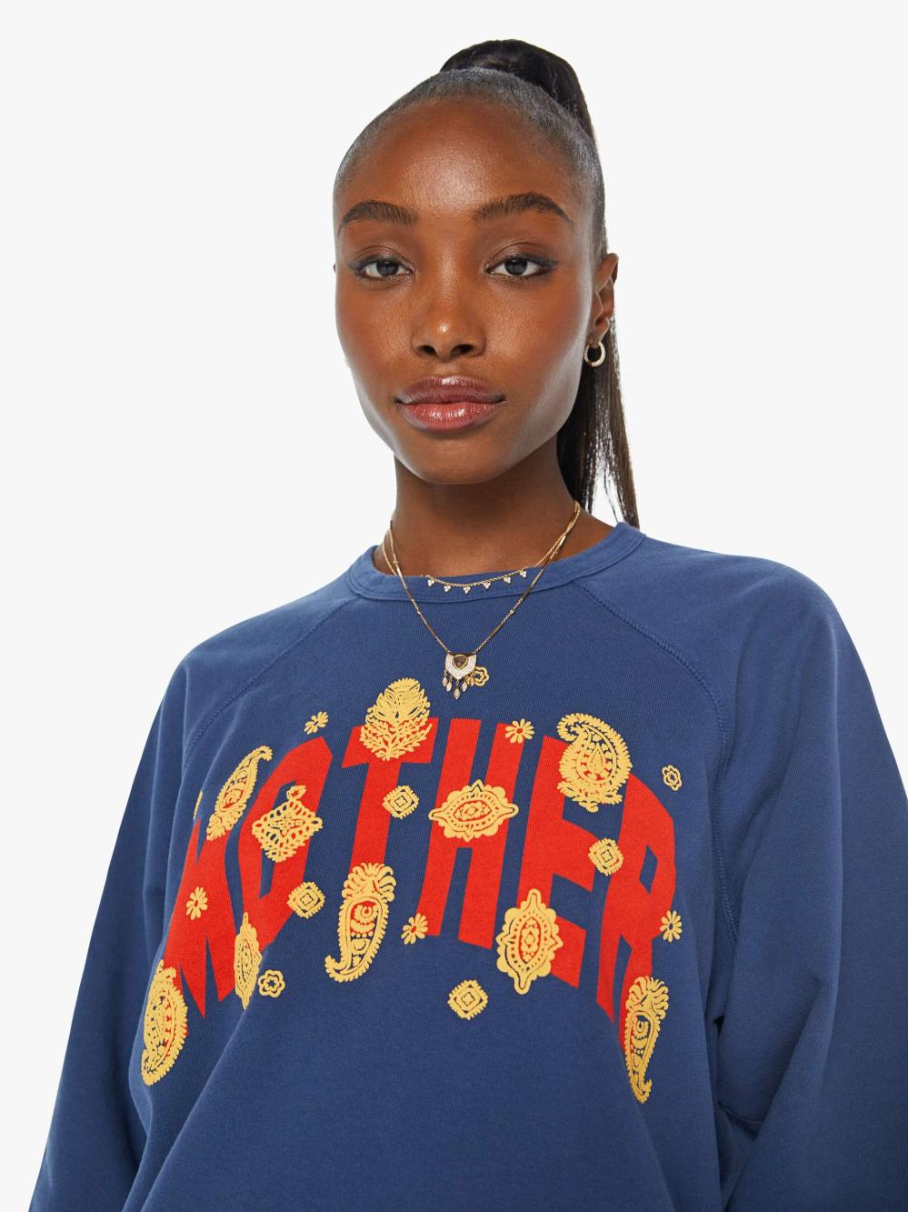 Women Sweatshirts | Mother Denim The Biggie Concert - MOTHER Paisley