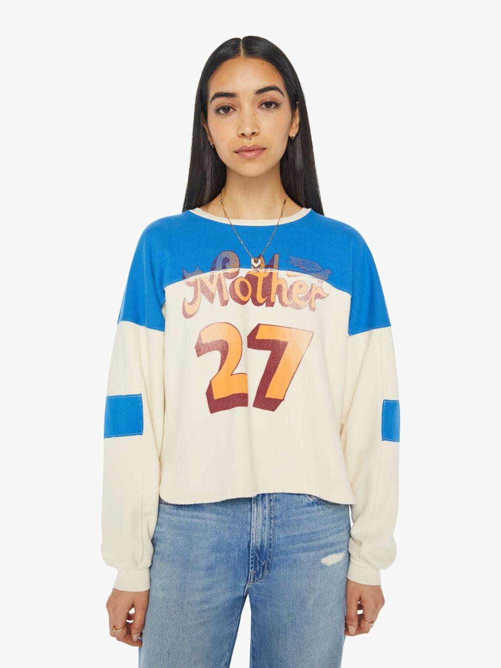 Women Sweatshirts | Mother Denim The Champ Pull Over - MOTHER 27