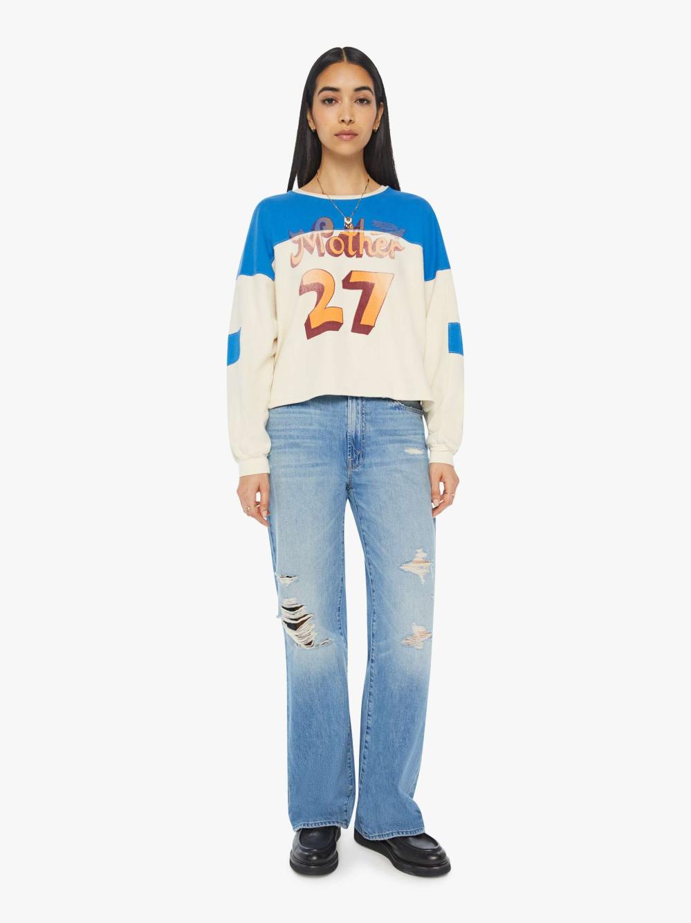 Women Sweatshirts | Mother Denim The Champ Pull Over - MOTHER 27