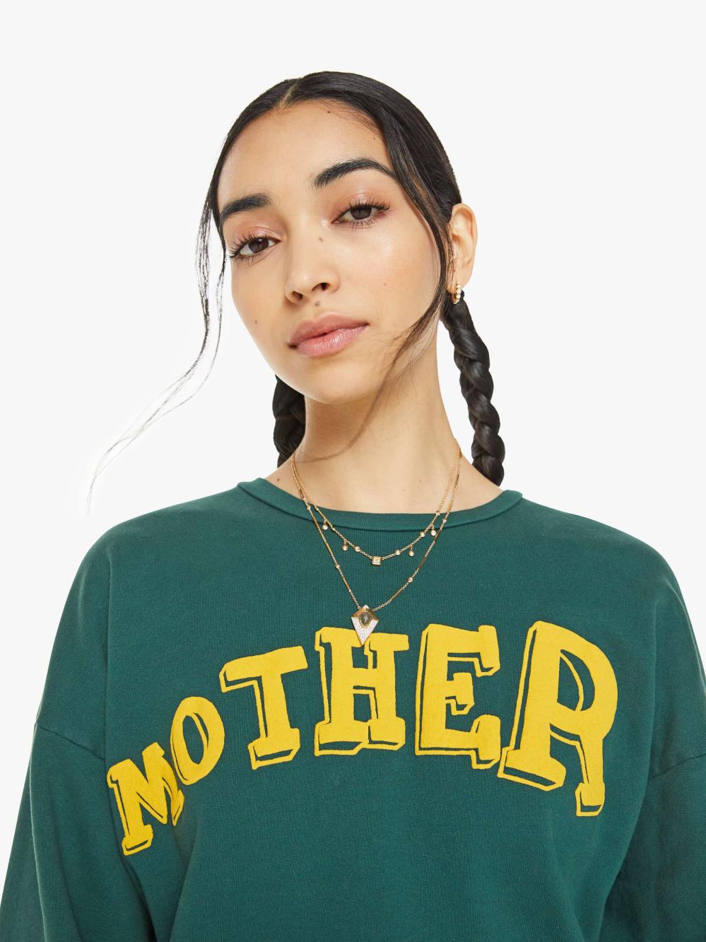 Women Sweatshirts | Mother Denim The Drop Square - MOTHER Arch