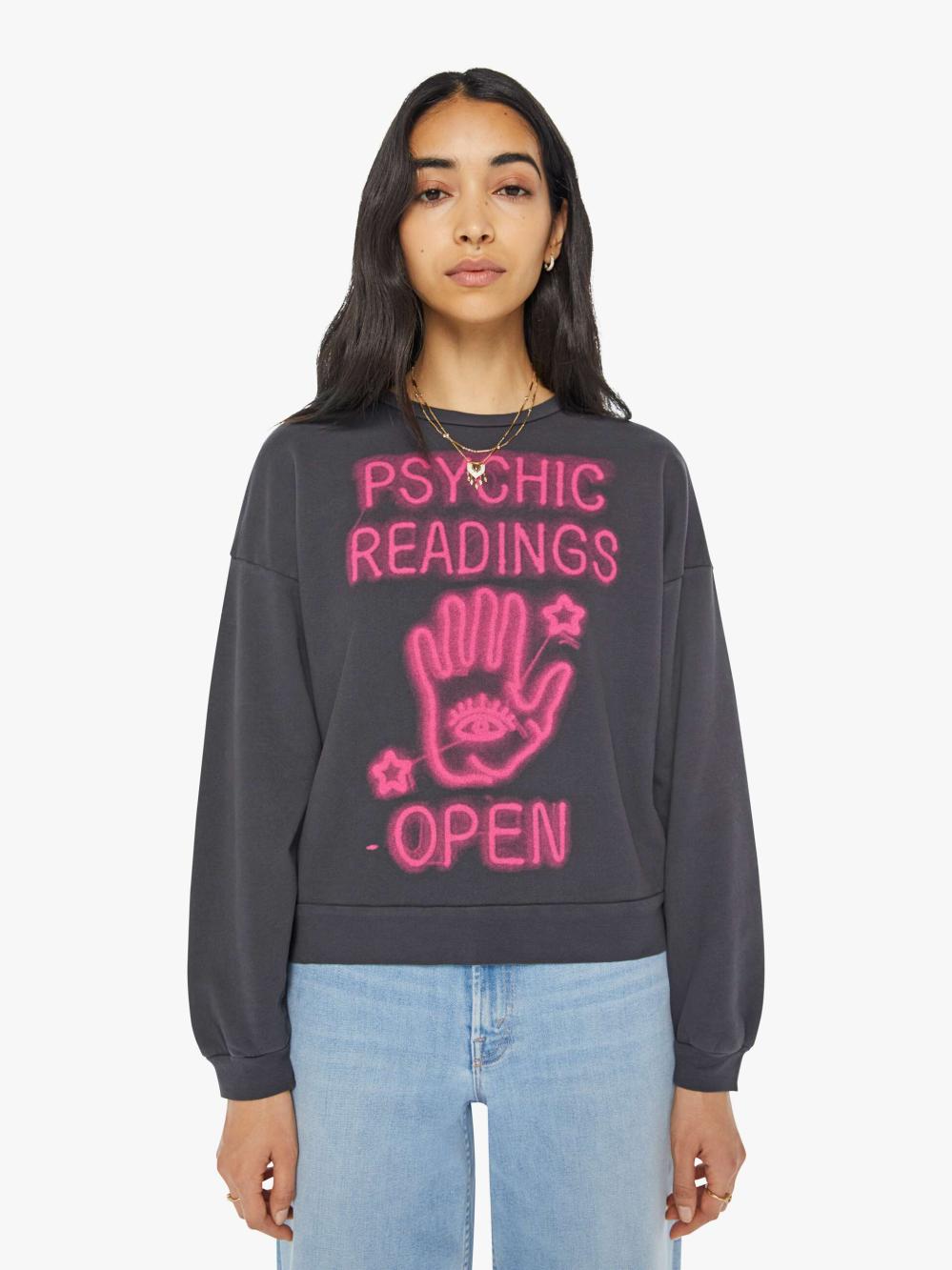 Women Sweatshirts | Mother Denim The Drop Square - Psychic Readings
