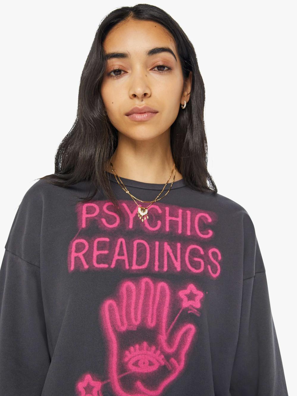 Women Sweatshirts | Mother Denim The Drop Square - Psychic Readings