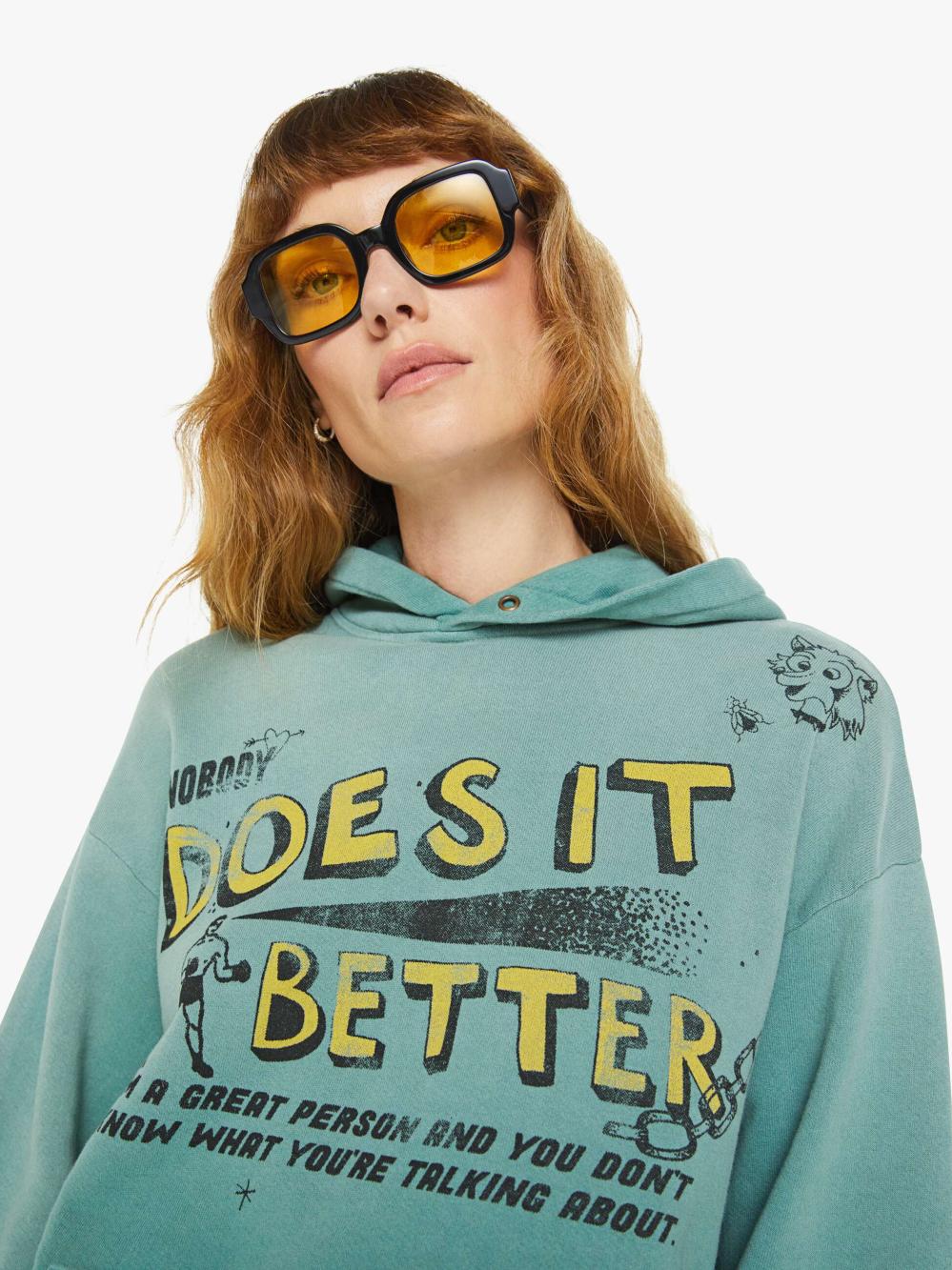Women Sweatshirts | Mother Denim The Oversized Hoodie - Nobody Does It Better