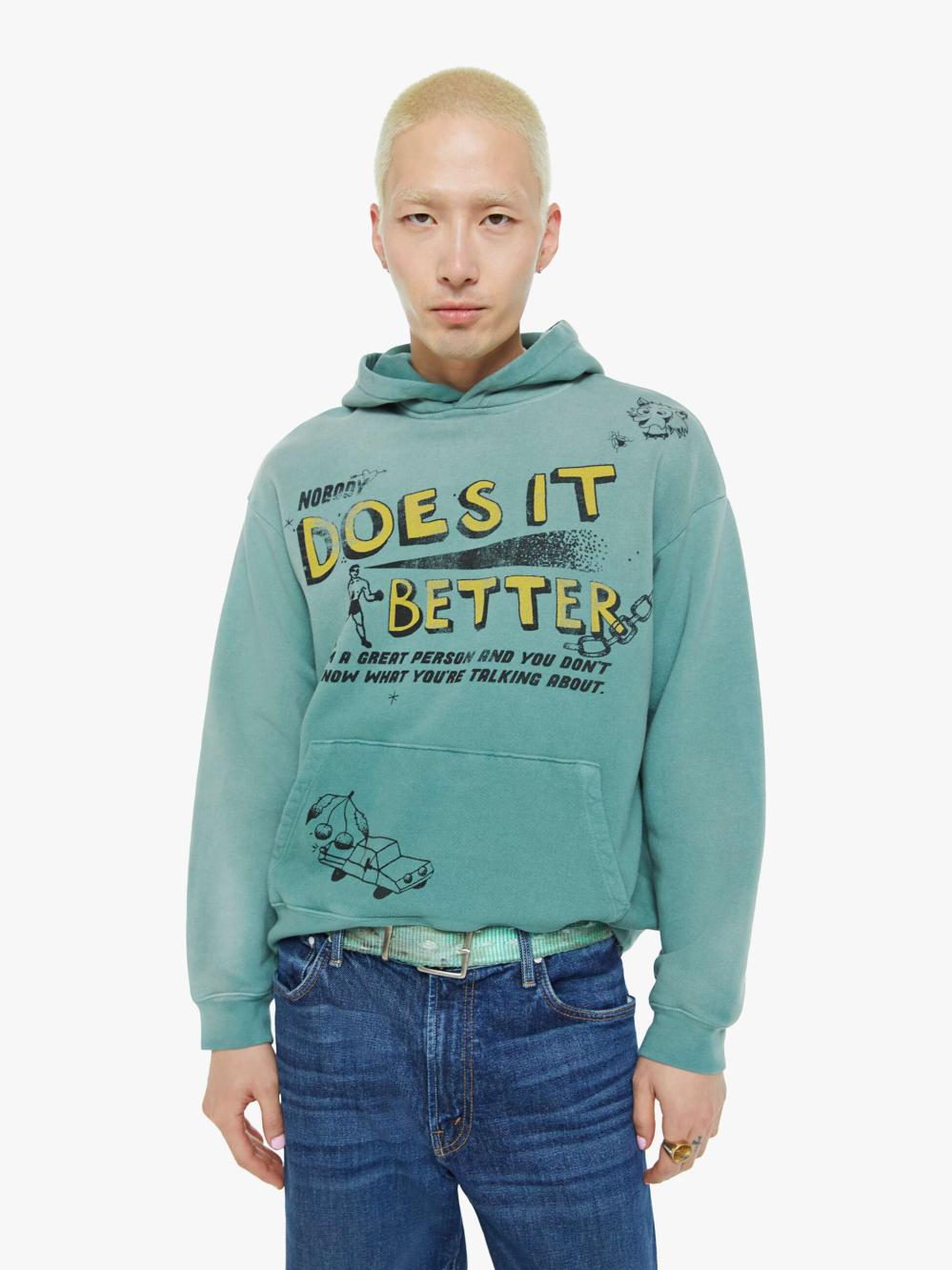 Women Sweatshirts | Mother Denim The Oversized Hoodie - Nobody Does It Better