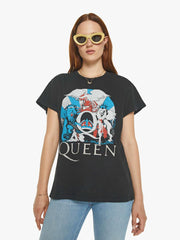 Women Tees / Tanks | Mother Denim MadeWorn Queen Tee - Coal