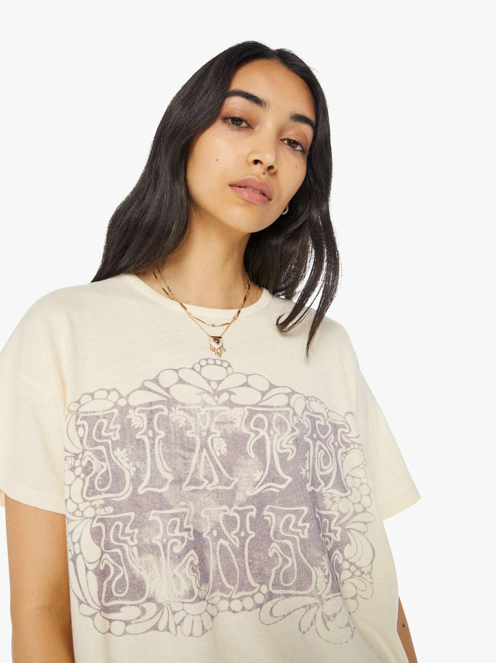 Women Tees / Tanks | Mother Denim The Big Deal - White Sixth Sense